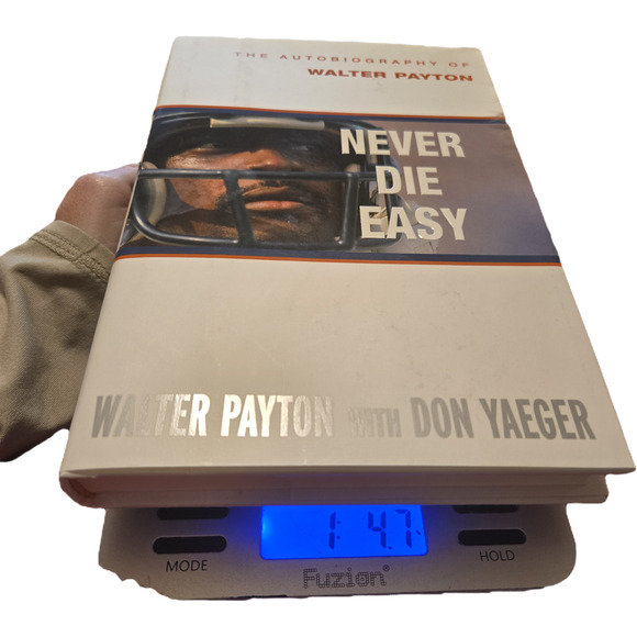 NEVER DIE EASY Walter Payton First Edition Autobiography NFL Memoir 0679463313 - Picture 5 of 7